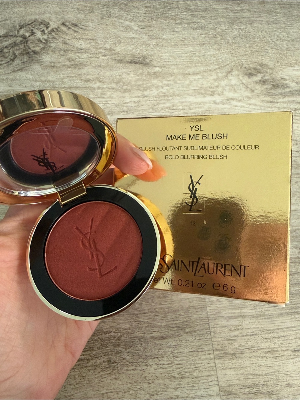 Yves Saint Laurent Make Me Blush — honeymoon $46 retail